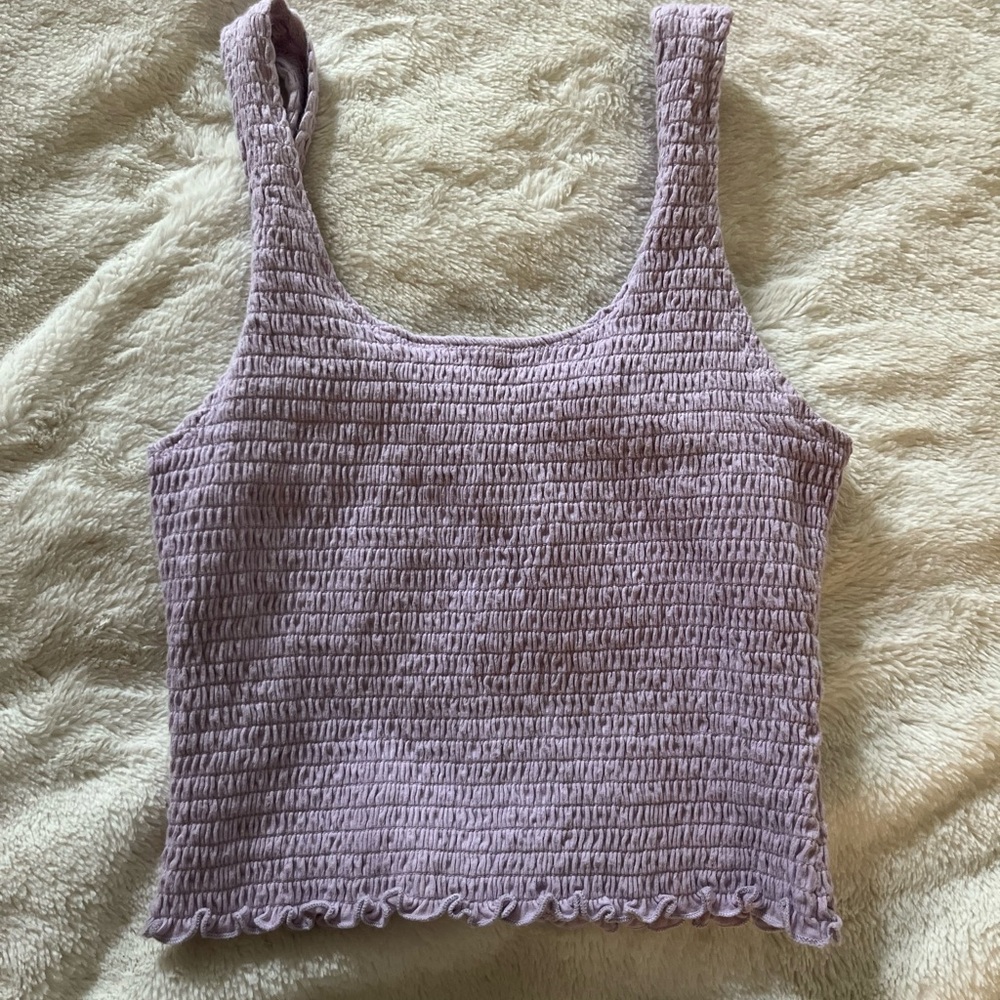 Purple Hollister Tank Top